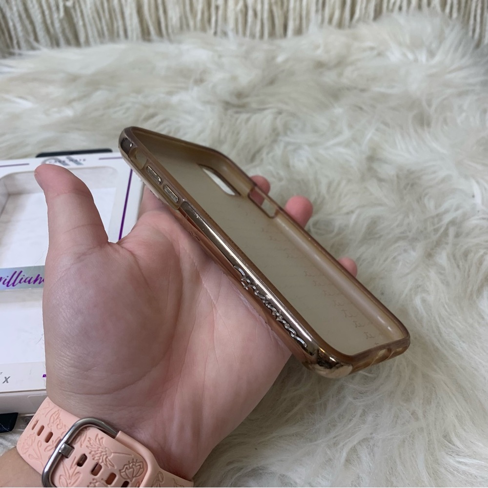 Case-Mate Gold Sequin iPhone X Phone Case - Picture 2 of 8